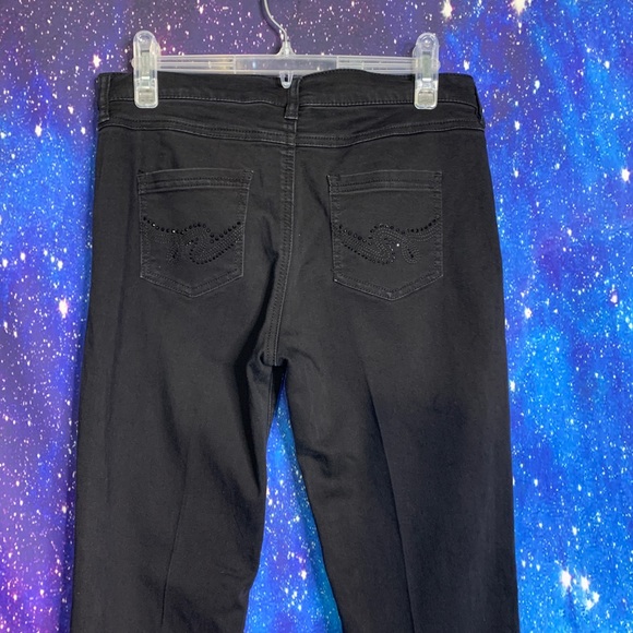 DG2- Black Slim Bootcut Jeans size 8 Petite - Picture 6 of 8